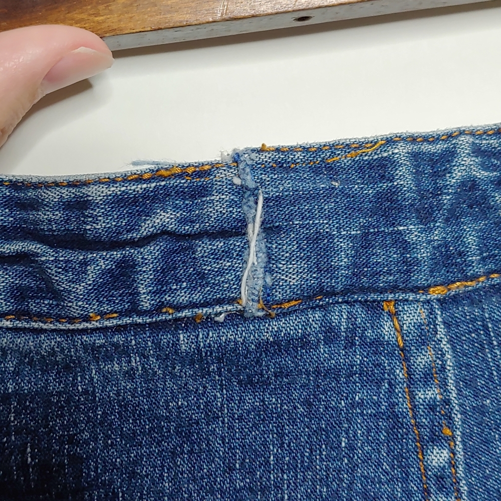 Tommy Hilfiger Women's Medium Wash Blue Jean A Line Mini Skirt Size Small - Picture 8 of 15